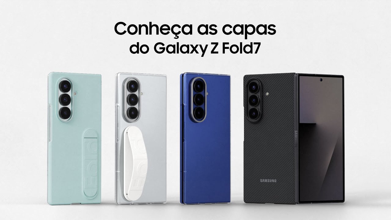 Conhe&ccedil;a as capas do Galaxy Z Fold7 | Samsung
