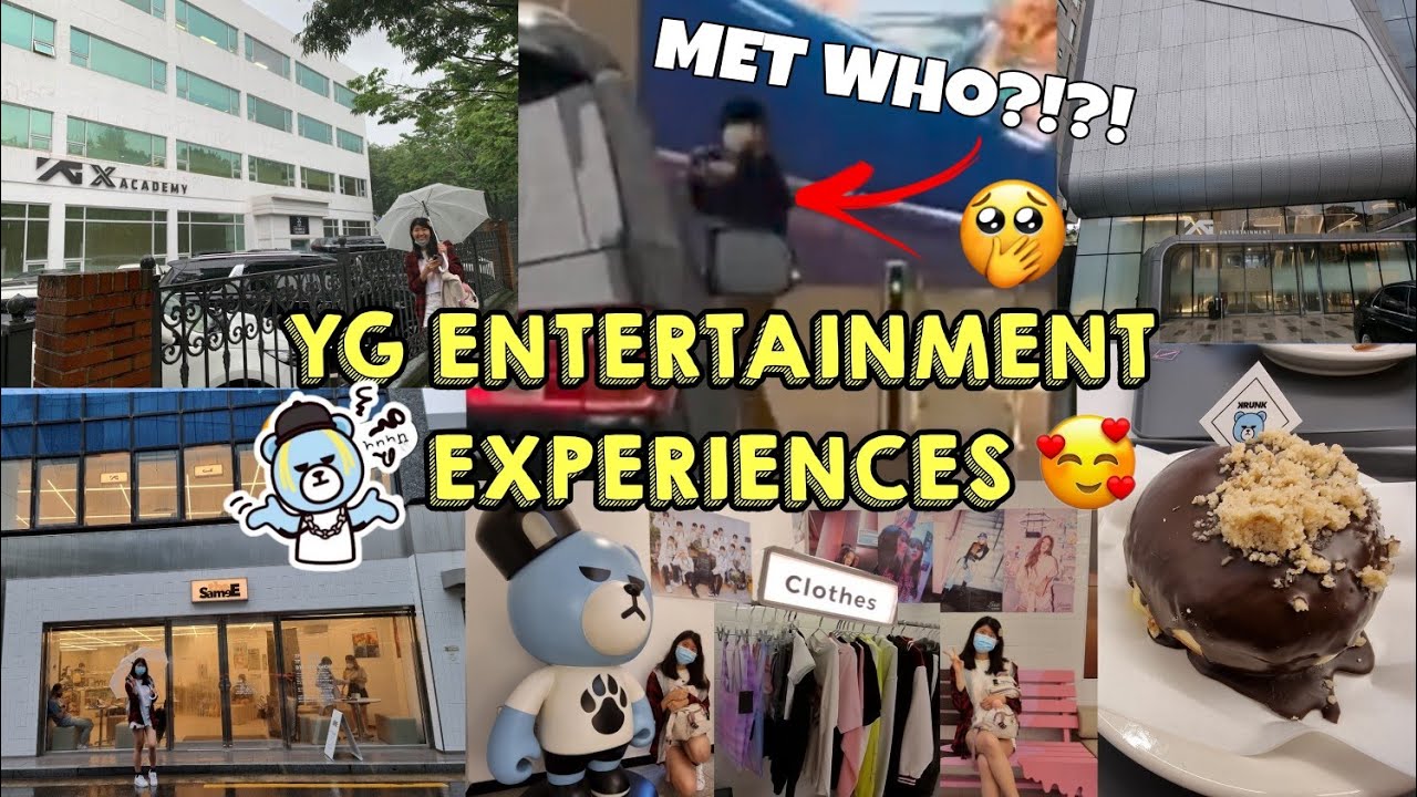 Full Tour YG NEW Building, YGX, The Black Label, YG Cafe, ALL YG Merch + Food | Korea Travel Vlog