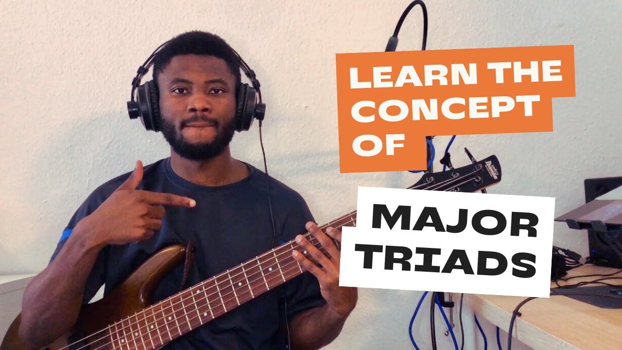 HOW TO LEARN THE MAJOR TRIADS // VERY EASY