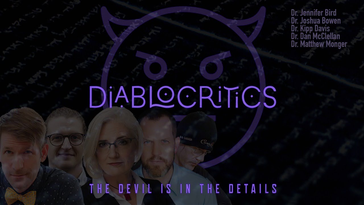 The Diablocritics with @JenniferBirdPhD @DigitalHammurabi @DrKippDavis @maklelan @Biblemonger ​