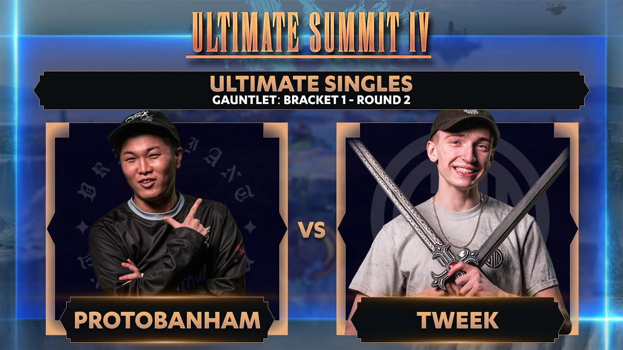 ProtoBanham vs Tweek - SSBU Singles: Gauntlet R2 - Ultimate Summit 4 | MinMin, Lucina vs Diddy Kong