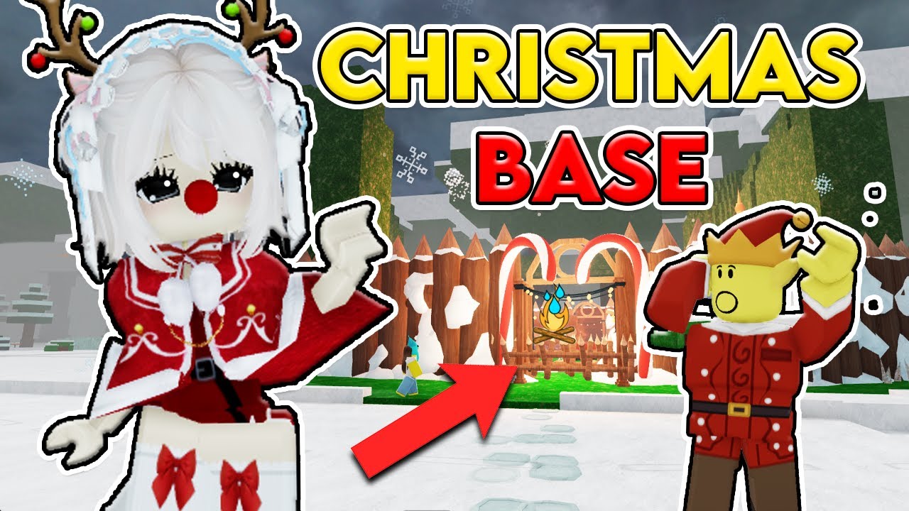 I Built the CUTEST CHRISTMAS BASE IN 99 NIGHTS
