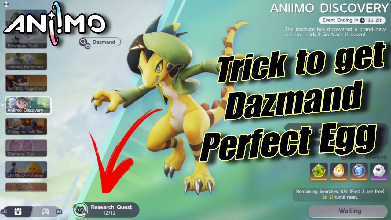 EZ TRICK TO COMPLETE DAZMAND EVENT - Aniimo