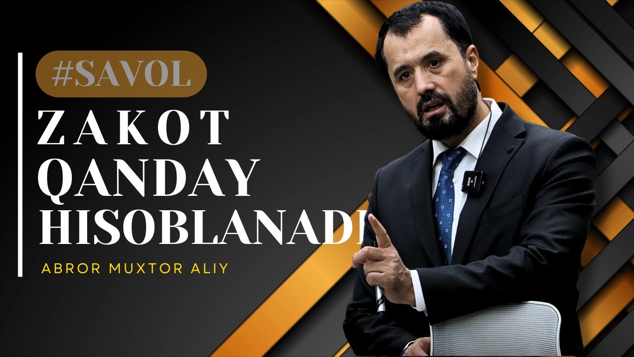 #SAVOL &bull; Zakot qanday hisoblanadi  &copy; Abror Muxtor Aliy @abrormuxtoraliy.official
