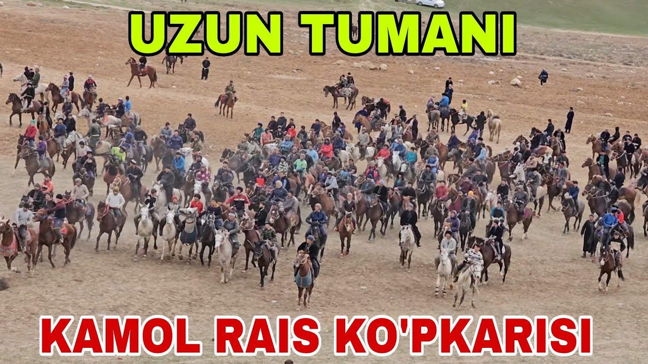 Uzun tumani Serxarakatda ko'pkari.! Kamol Rais ko'pkarisi talablariga binoan marxamat.!