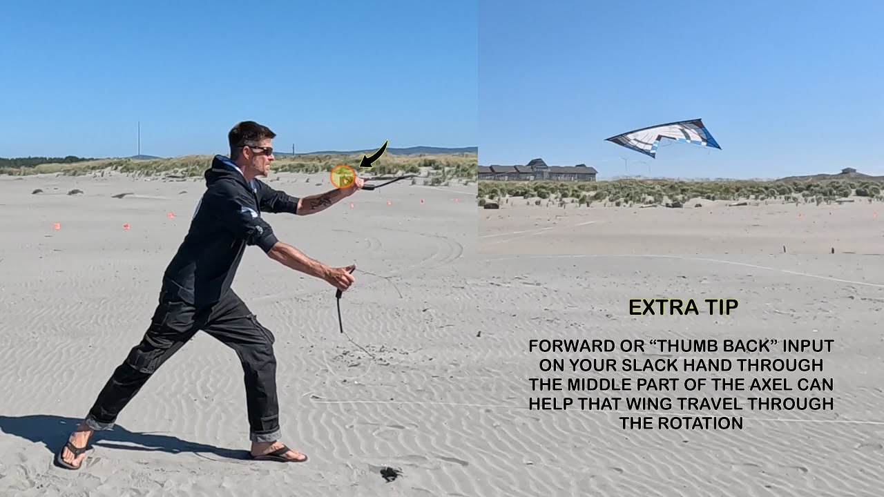 Quad Line Kite Tutorial - Axel (Djinn and Djuice)