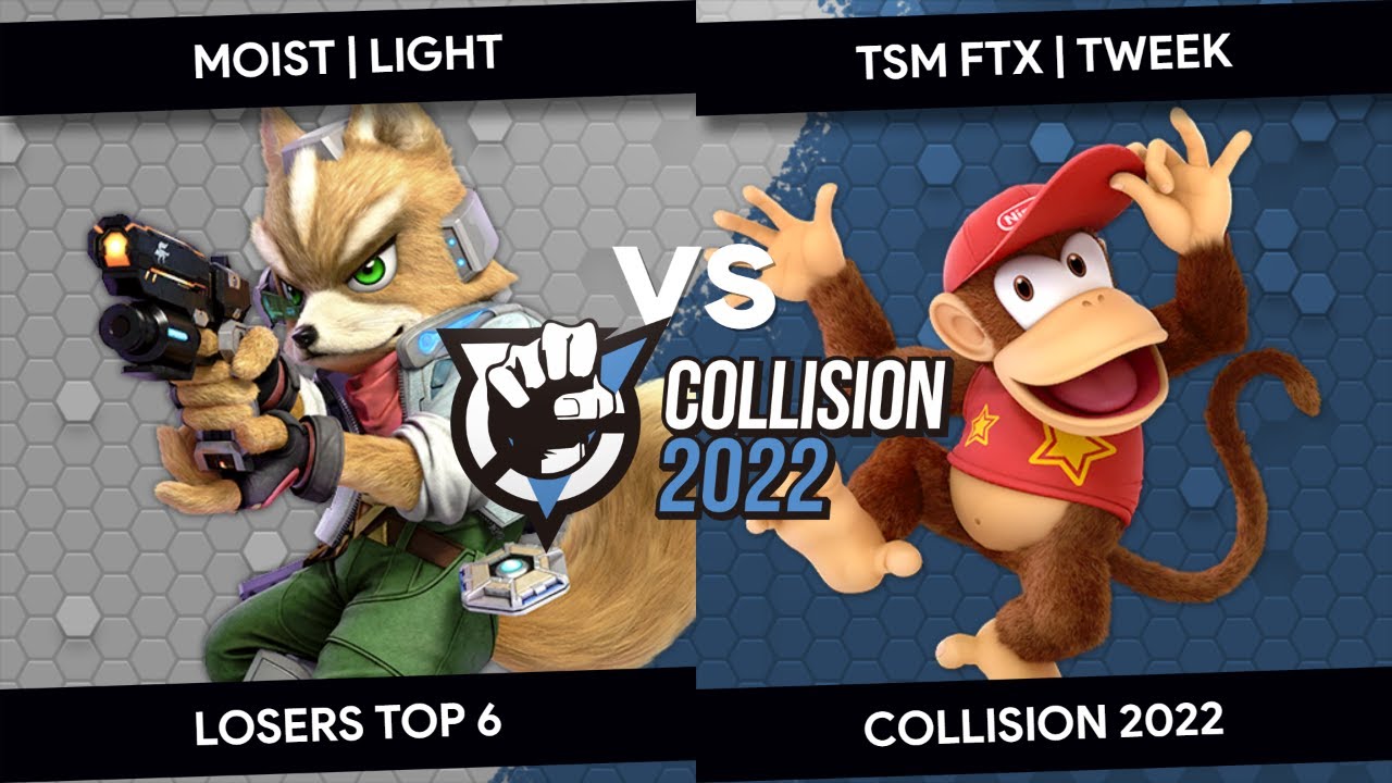 Collision 2022 - Light (Fox) vs Tweek (Diddy Kong) - Top 8 - Losers Quarters