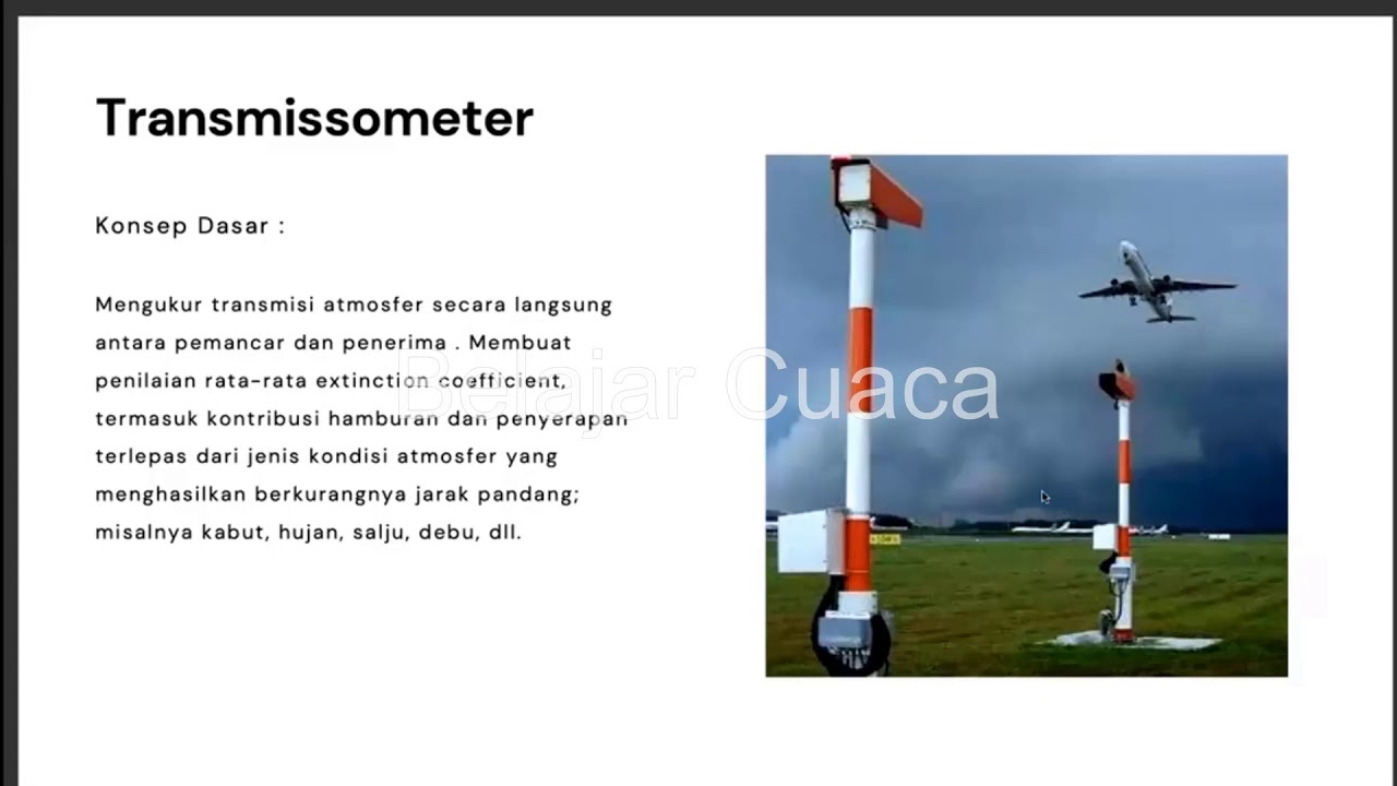 Sensor Visibility-Visibility Sensor Automated Weather Observing System-AWOS (Cover UNTAG)