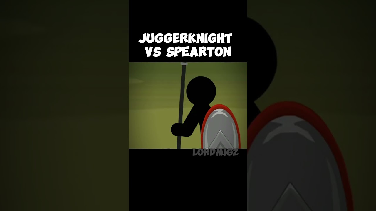 Juggerknight vs Spearton 🥶 #edit #shorts #stickwarlegacy #stickwarsaga #stickwar