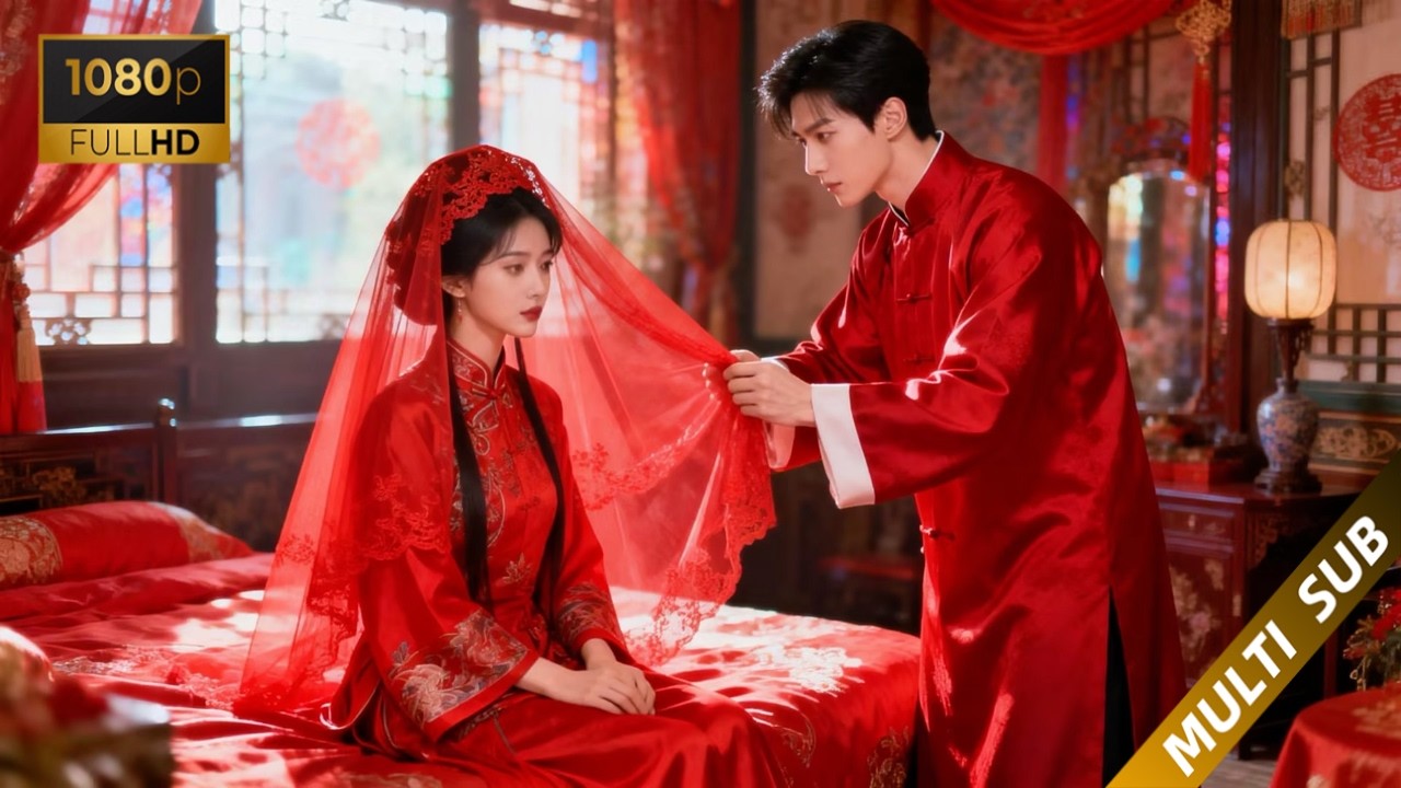 總裁以為娶了丑新娘，怎料掀開蓋頭发现竟是個絕色美人，他瞬間看呆了！！#爱无悔  #高圆圆