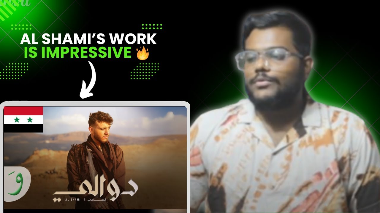 INDIAN REACTION TO Al Shami - Dwali [Official Music Video] (2024) / الشامي - دوالي