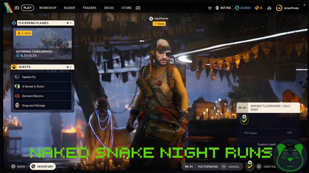 Arc Raiders Naked Snake (No Item) Runs - Dam & Starport Night Raids