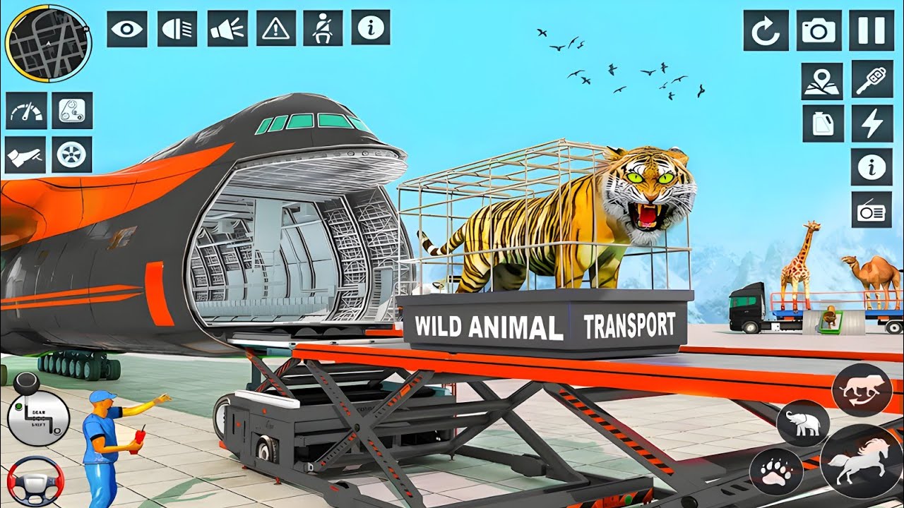 Wild Animal Transport Truck 3D 🚛🐅 | Real Cargo Driving Game 2024 &ndash; Android Gameplay
