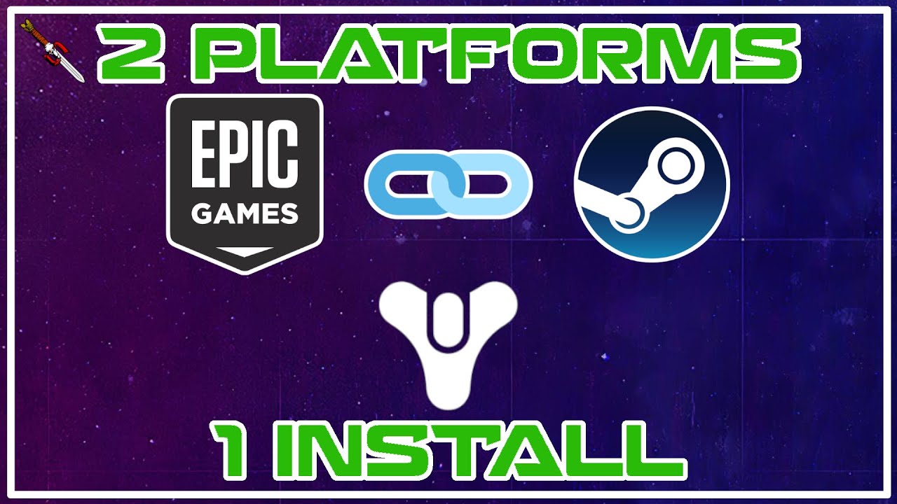 How to Link Epic Games and Steam Installs to Save MASSIVE Storage Space [Guide] [Destiny 2 and more]
