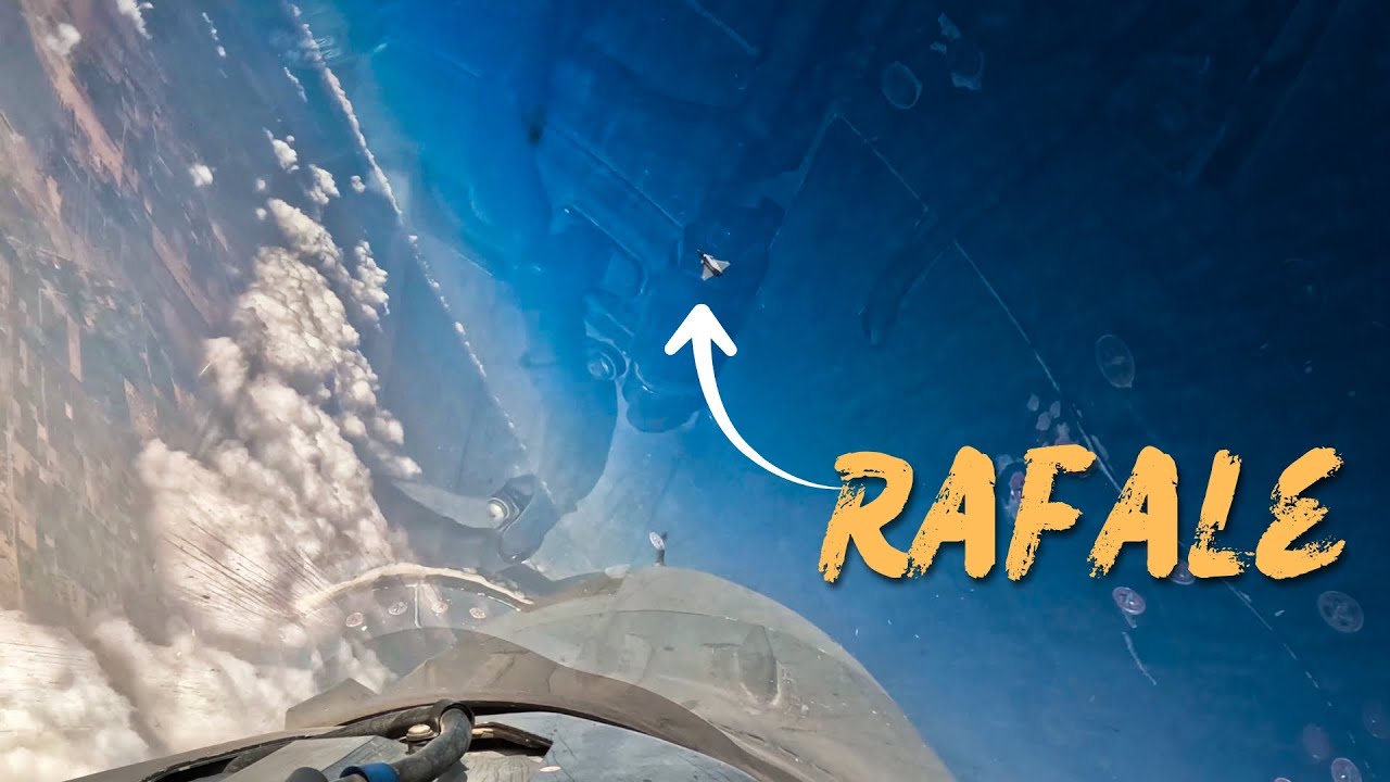 Rafale vs F-16 DOGFIGHT Cockpit  POV During BRIGHT STAR 25