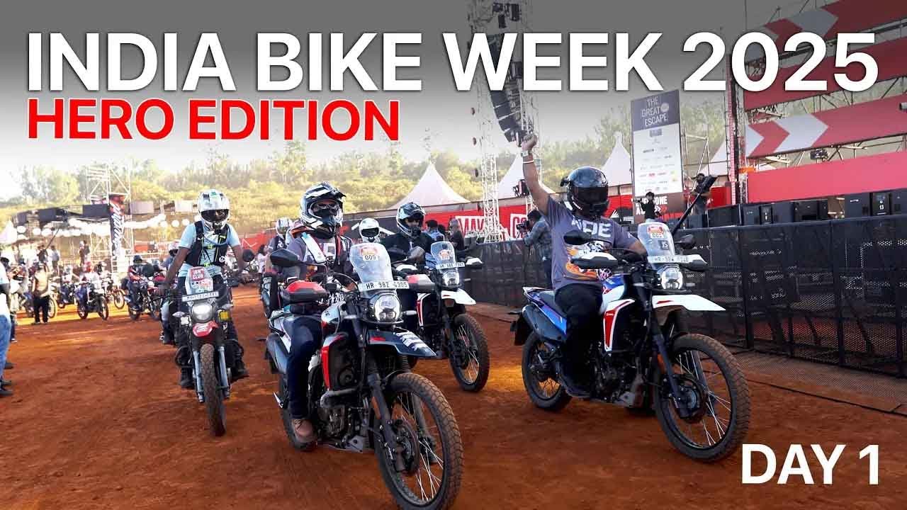Indian Bike Week 2025 Day 1 | Mumbai to Panchgani | India's biggest bike event with Hero Xclan biker