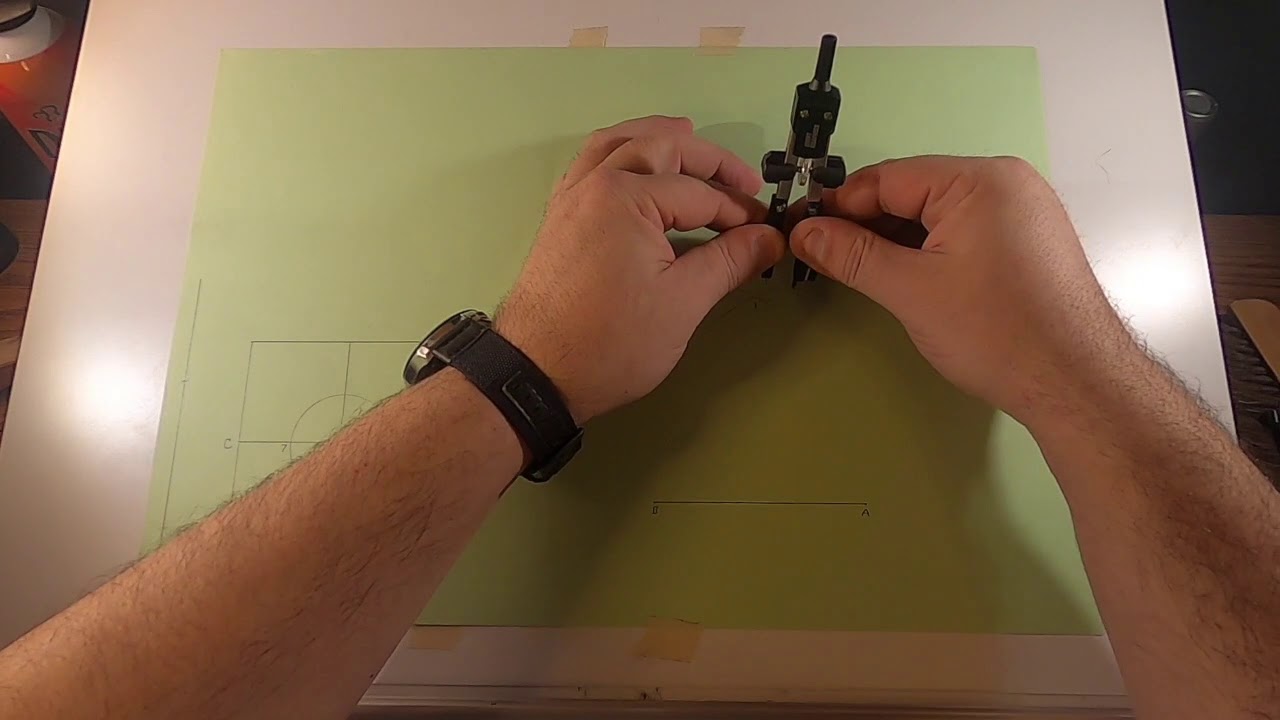 Layout of a Square to Round on Center