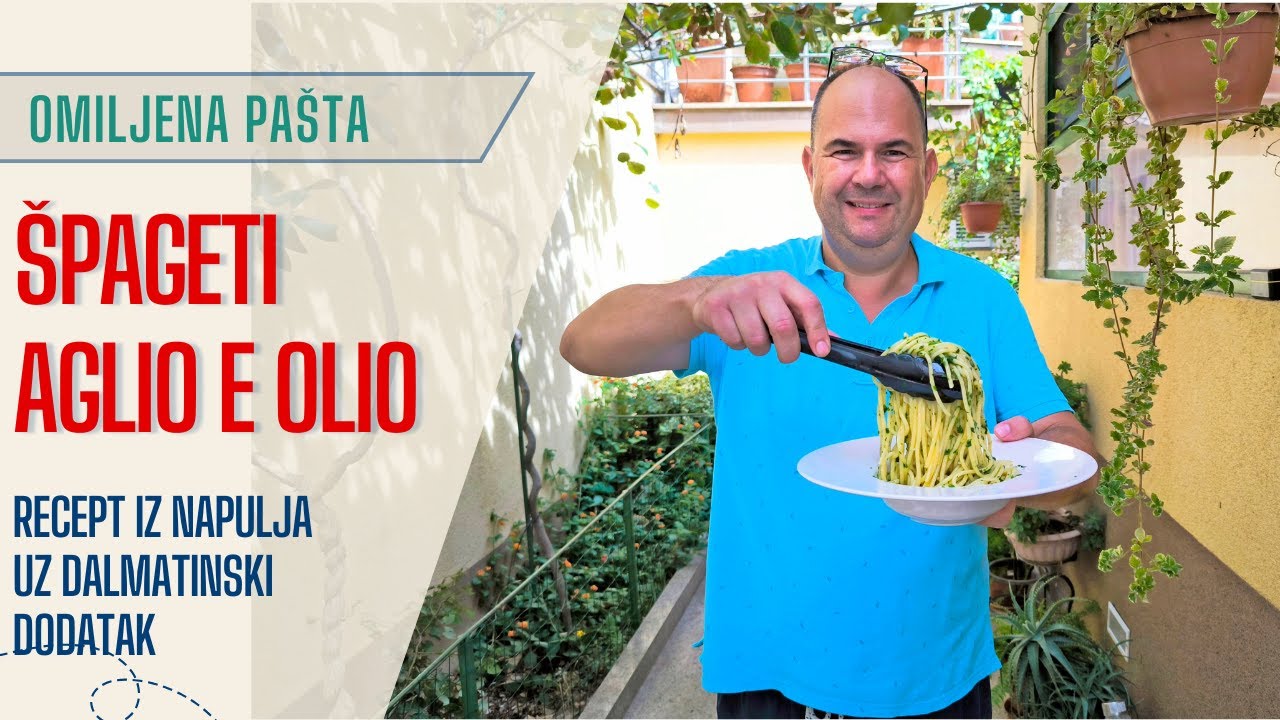 Neodoljivi Špageti Aglio e Olio.. Talijanski klasik uz dalmatinski dodatak ...?