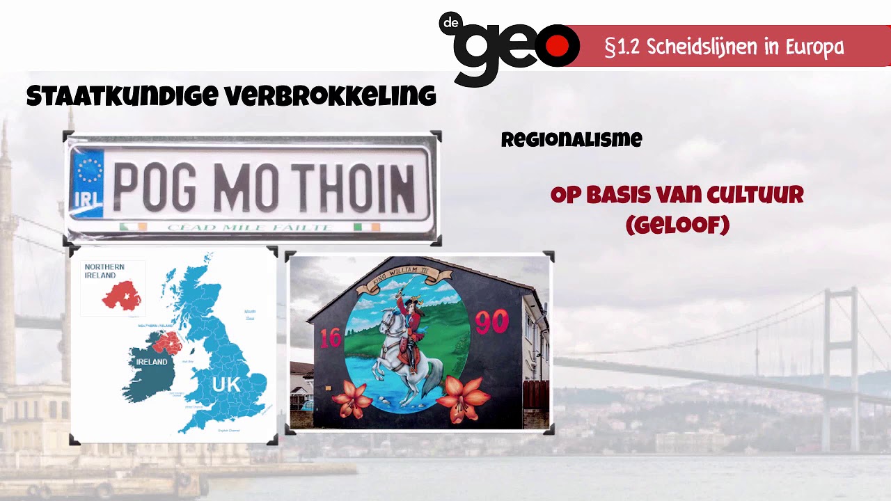 De Geo bovenbouw vwo (5e editie) Globalisering, §1.2 Scheidslijnen in Europa
