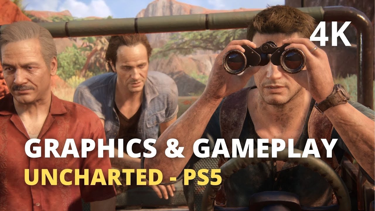 [4K] Uncharted 4 PS5, Graphics & Gameplay, Madagascar, The Twelve Towers