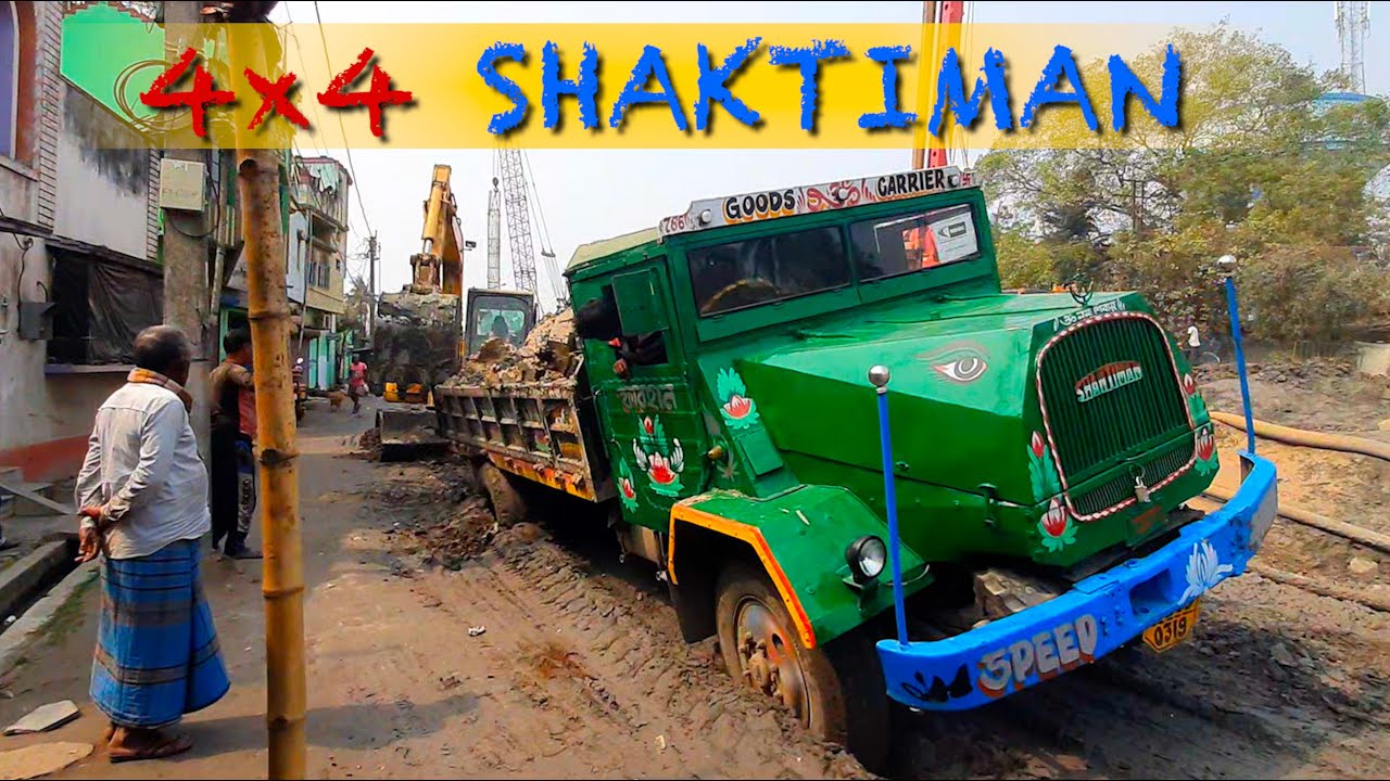4x4 Shaktiman Truck full Action || Persistent Sturdy truck extreme off road || Moving Earth ||