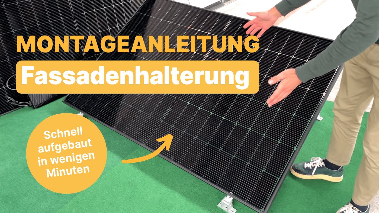 Einfache INSTALLATION der Fassadenhalterung - Schritt-f&uuml;r-Schritt ANLEITUNG | EQOH