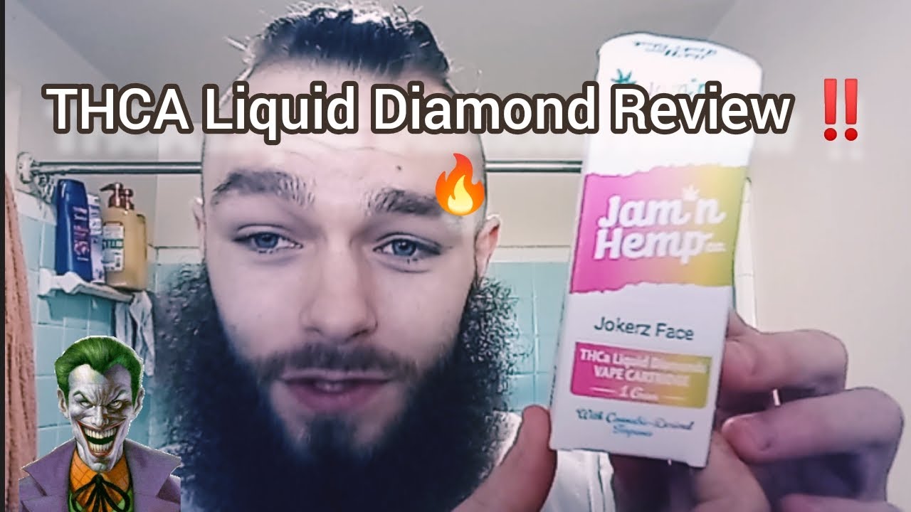 Jam n Hemp: THCA Liquid Diamonds | Jokerz Face Cart Review 🔥‼️ #thcareview #cannabiscommunity420