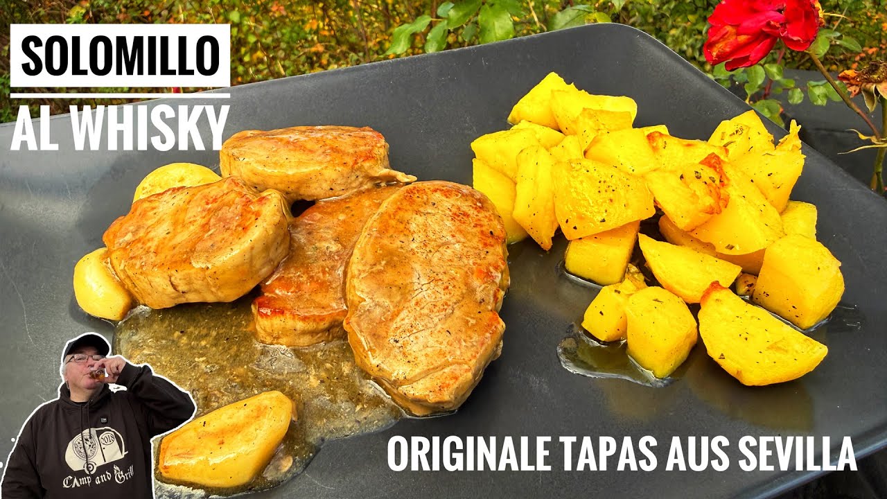 #706:Solomillo al Whisky - Schweinefilet in Whiskysauce. Tapas Spezialität aus Sevilla. Fantástico!
