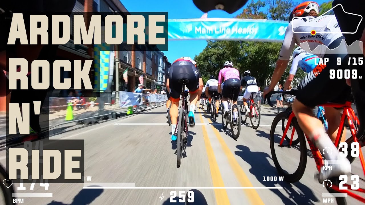 2025 Ardmore Rock N' Ride Crit - Cat 4/5 and 3/4 - Smartest Race Yet??