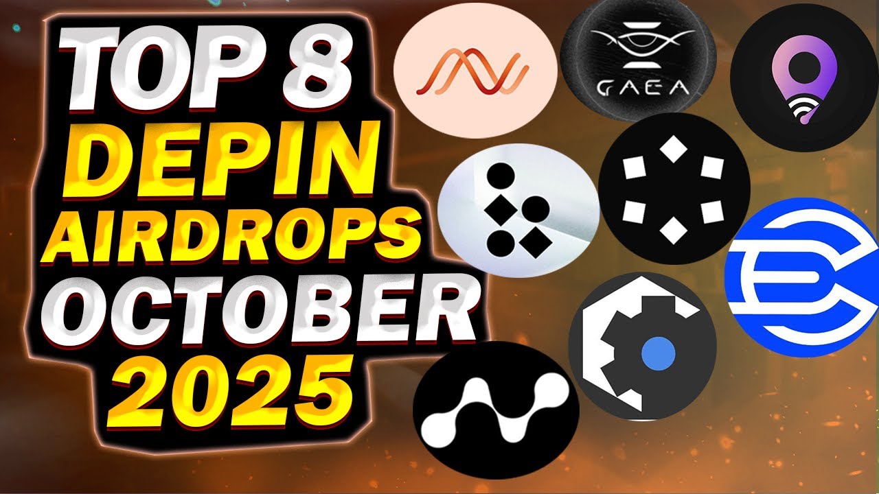 Top 8 DePIN Airdrops October 2025 (Massive UPDATE😮)
