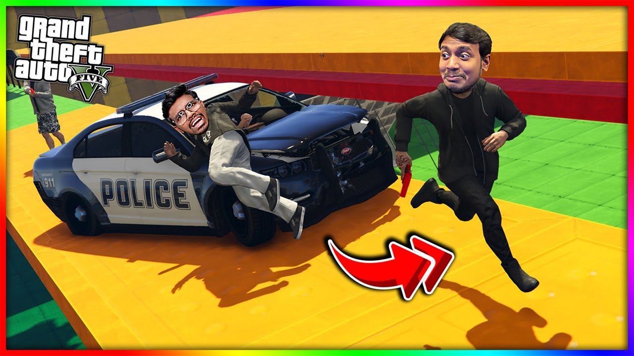 Cars VS Runners in GTA 5