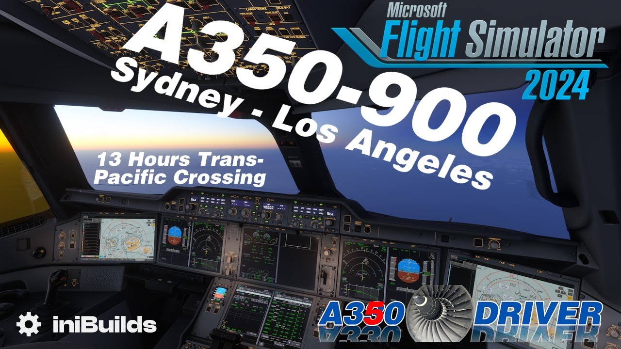 Delta Airlines A350 | Sydney - Los Angeles | Real Airbus Pilot