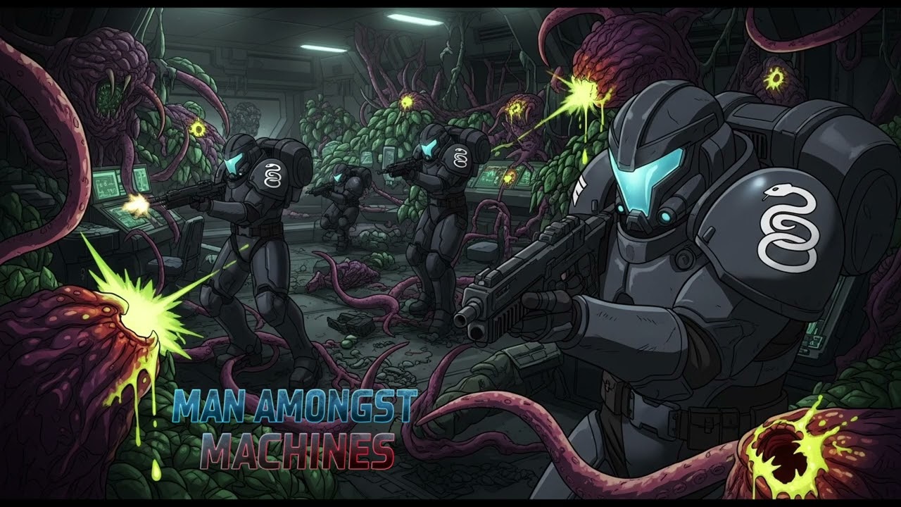 Enemy Forces Engaged | Intense Space Rock Synthwave |