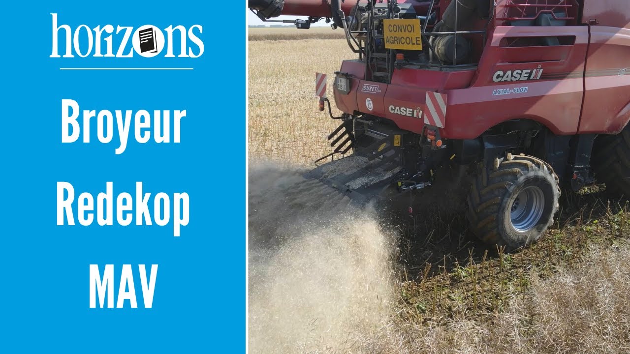 Mieux repartir ses pailles avec Redekop - MAV
