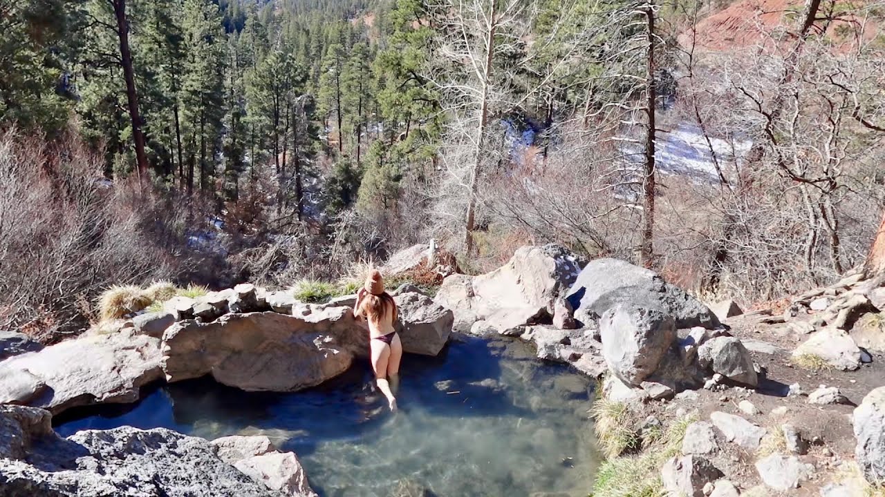 Hiking to Hot Springs in the Winter