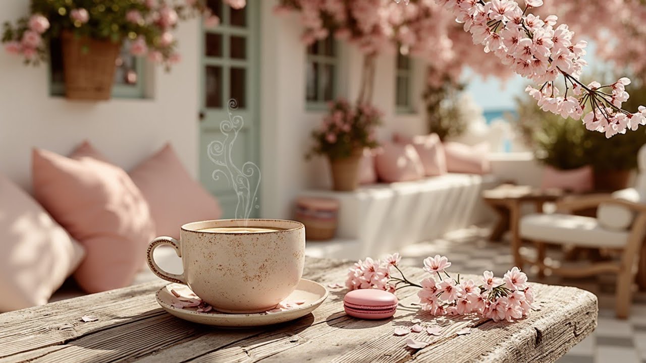 Relaxing Spring Jazz - Уютная атмосфера кофейни | Нежный инструментальный джаз