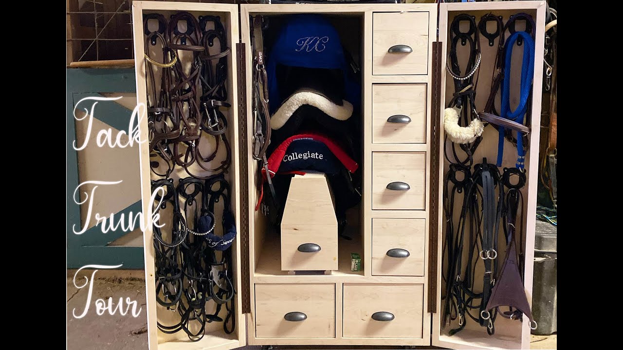 Tack Trunk Tour // My NEW Tack Storage Trunk