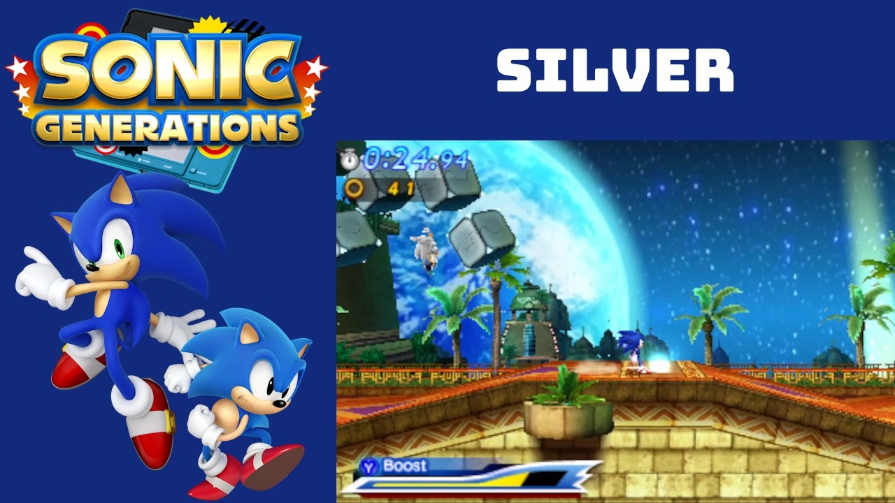 Sonic Generations (3DS) - Silver (Modern) in 0:49.38