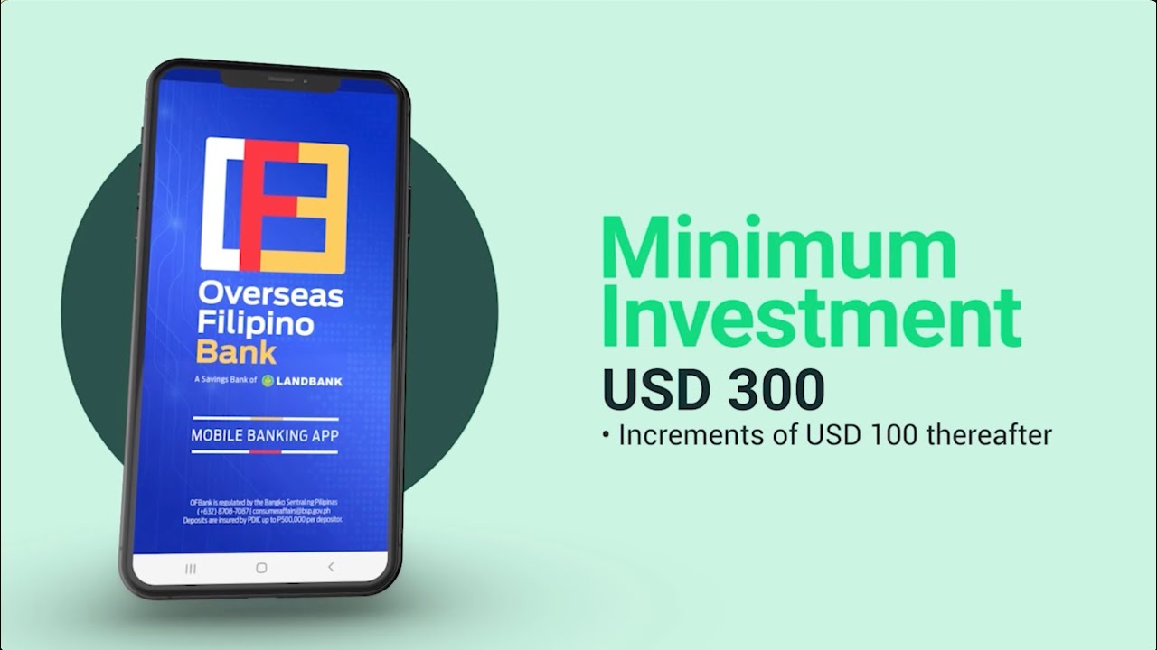 Invest in the first-ever Retail Dollar Bonds of the Bureau of the Treasury using OFBank MBA!