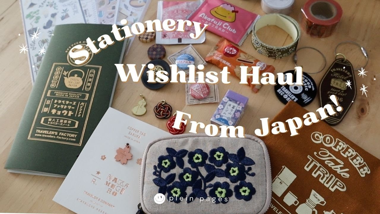 Unboxing My Stationery Wishlist Haul From Japan!
