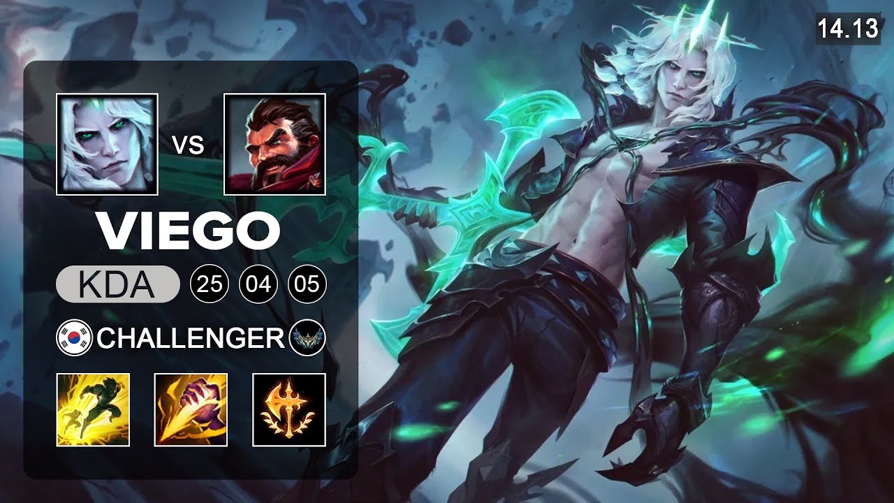 Viego vs Graves Jungle - KR Challenger - Patch 14.13 Season 14
