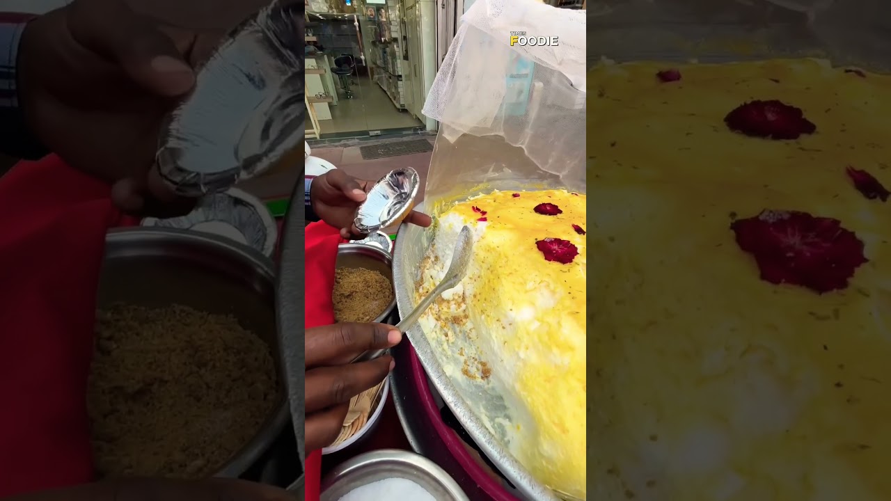 Must-Try Old Delhi Food: The Famous Daulat Ki Chaat #shorts