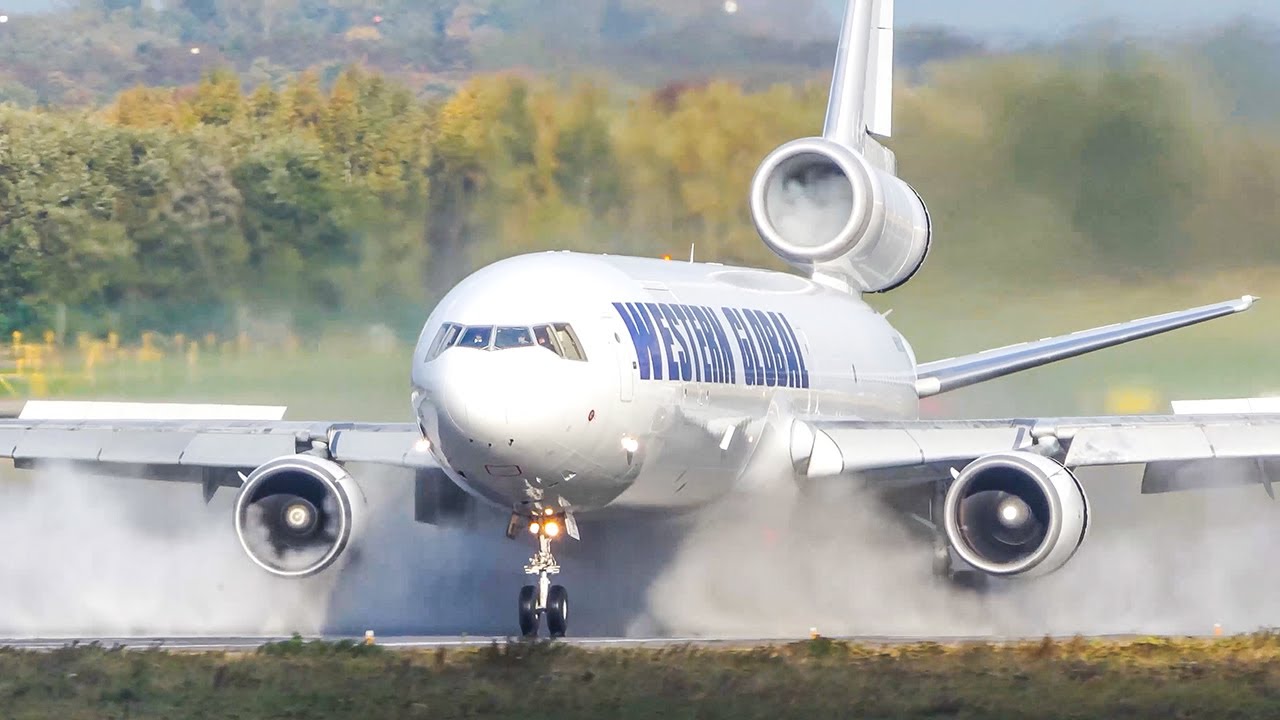 60 MINUTES PURE AVIATION - Planes MADE IN THE USA - MD11, B727, B747, C17, Dc10 ... (4K)