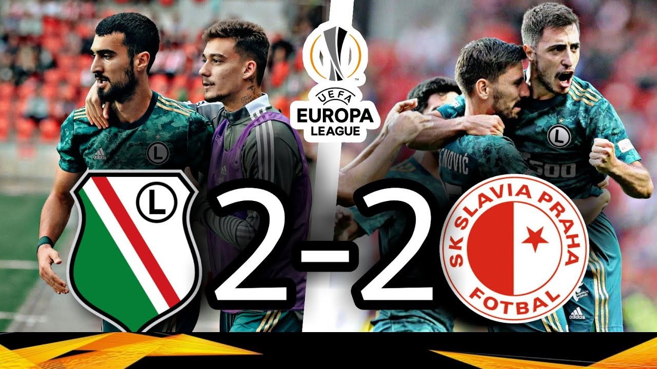 Slavia Praga  2:2 Legia (Bramki z Meczu) / 4r. Liga Europy (19.08.2021) | Legia TV