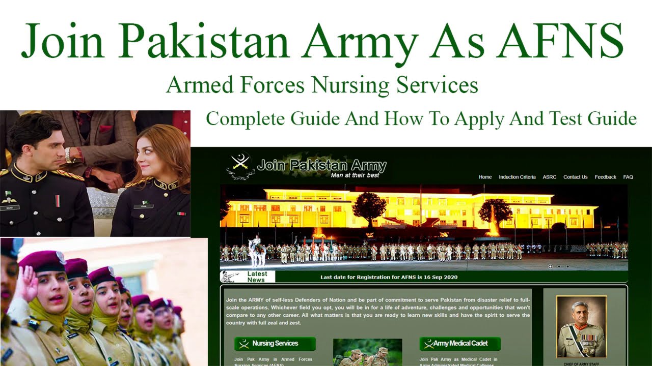 AFNS JOBS-AFNS ADMISSION2020-AFNS JOBS IN Pak Army