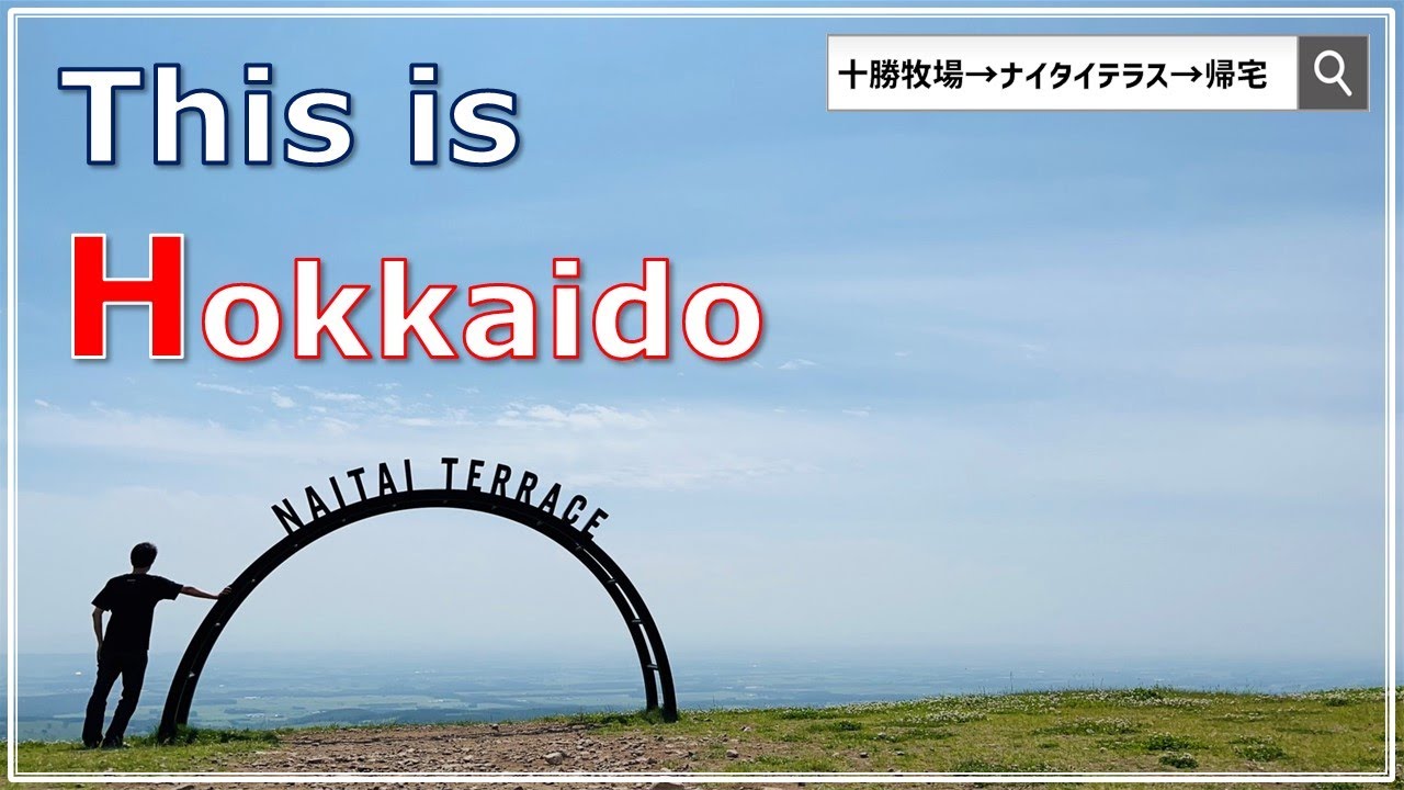 【アローン旅】７月の北海道７泊８日の旅⑧(完) 十勝牧場編 　田園→十勝牧場白樺並木→ナイタイテラス【セミリタイアおじさんの修学旅行】