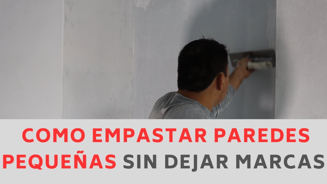 Como empastar una pared nueva pequeña - Empaste sin rebabas