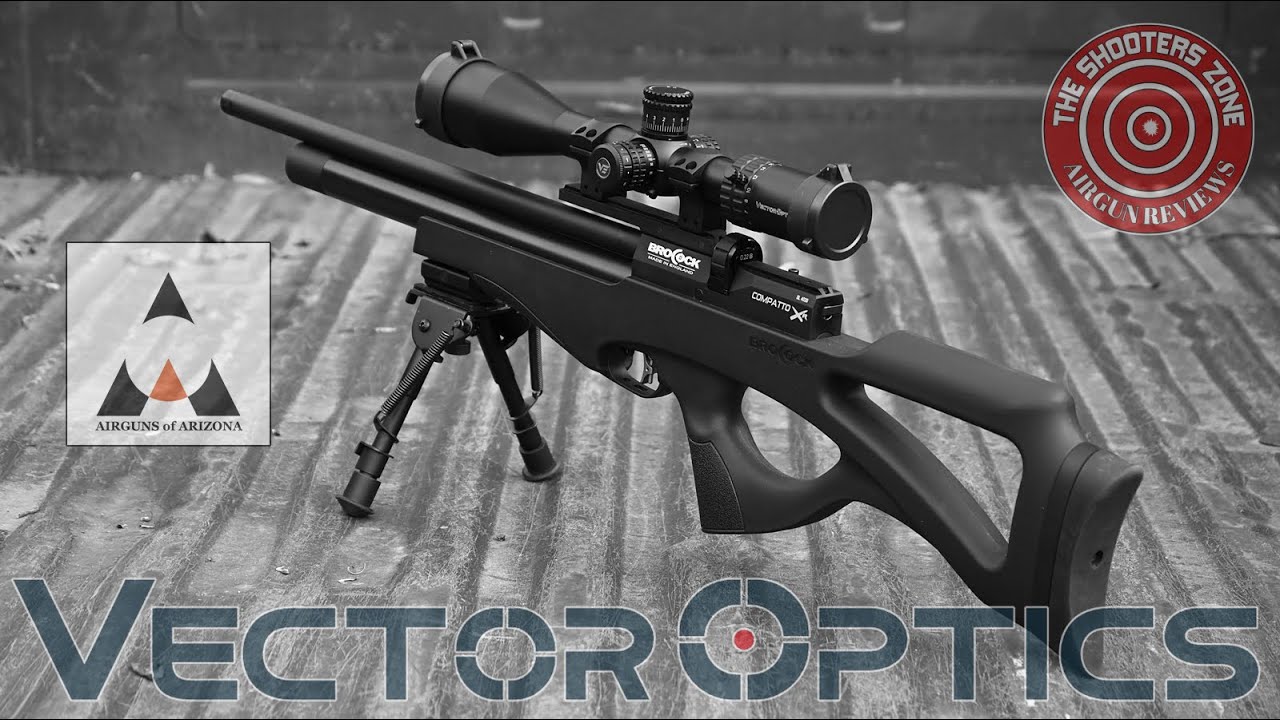 Vector Optics Orion Pro Max 6-24x50mm HD FFP on the Brocock Compatto XR 22.