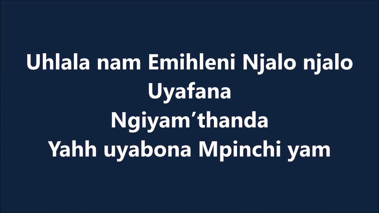 Sun EL Musician   Akanamali Feat  Samthing Soweto Lyrics  Lyrics Video