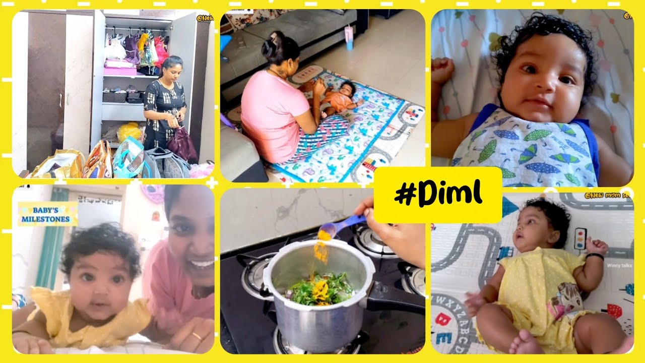 #newmom series-13🌸|Organising my vijju thalli's wadrobe🪴capturing her new milestones❤thotakurapappu🥰